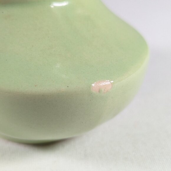 Small green MCM creamer, small ceramic pitcher by McCoy or Fredericksburg - Picture 6 of 11